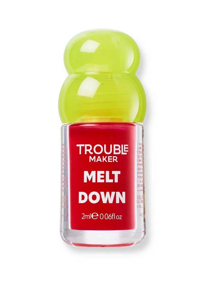 صانع المتاعب Melt Down Lip Oil Overload Pink